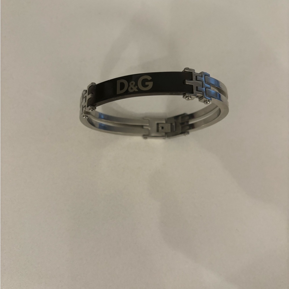 D&G Black and Silver Bracelet
